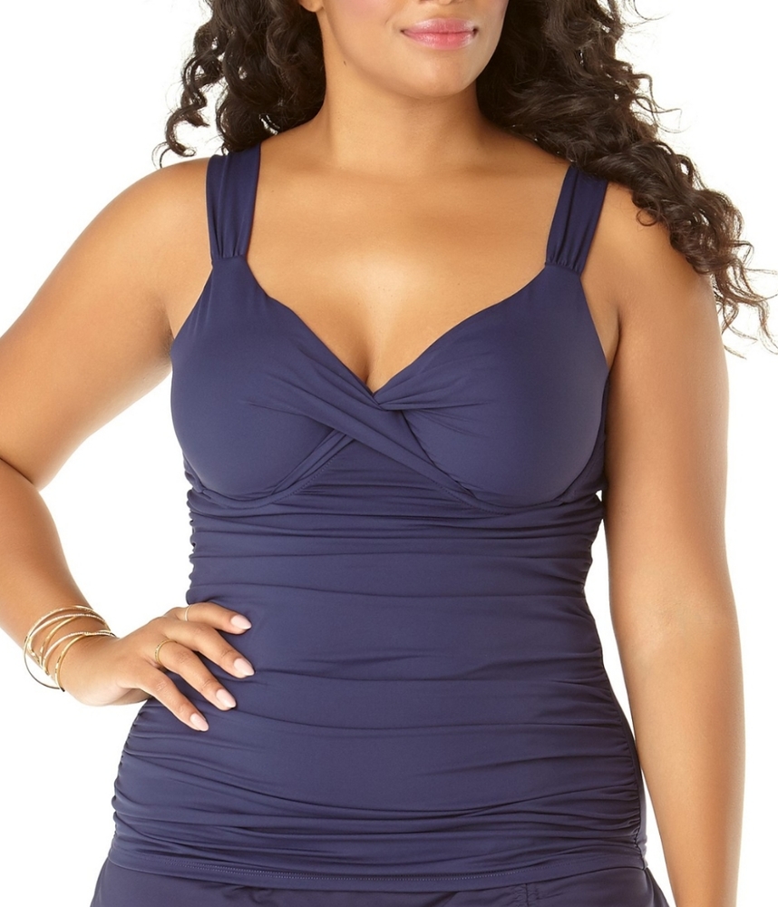 Anne Cole twisted tankini top